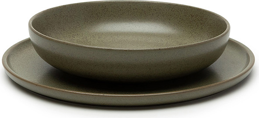 Surface Βαθύ Πιάτο, 19 εκ., μαύρο-γκρι