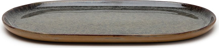 Surface Pladanj ovalni 25 cm crno-sivi
