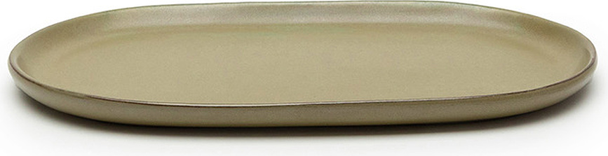 Surface Pladenj ovalen, 25 cm, temno zelen