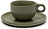 Surface Šalica za Cappuccino s tanjurićem 230 ml tamnozelena Set od 2 dijela