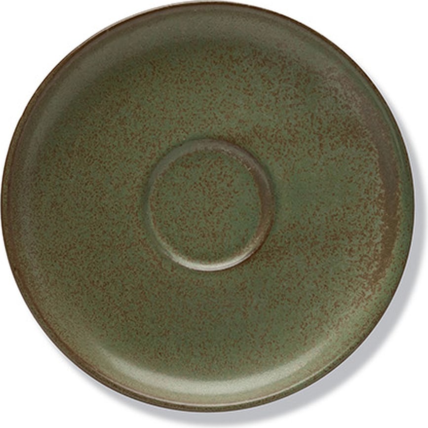 Surface Šalica za lungo s tanjurićem 130 ml crno-siva Set od 2 dijela