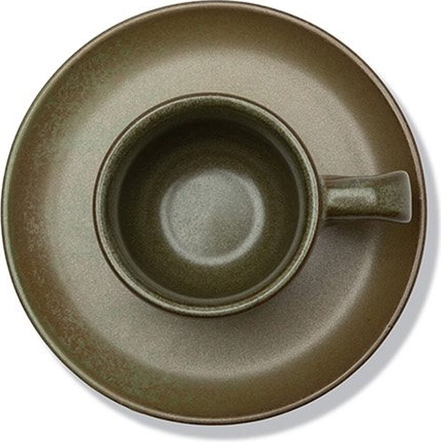 Surface Šalice za espresso s tanjurićima 100 ml crno-sive 4 kom.