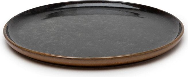 Essteller Surface Speiseteller 24 Cm, Schwarz-grau, 4 St.