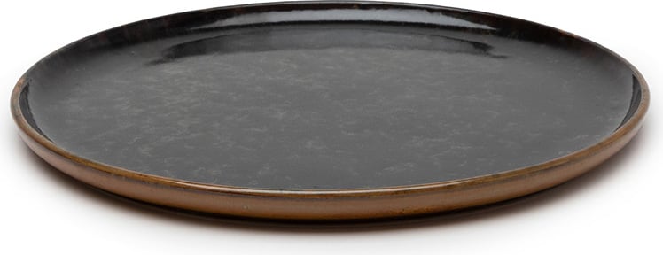 Essteller Surface Speiseteller 27 Cm, Schwarz-grau