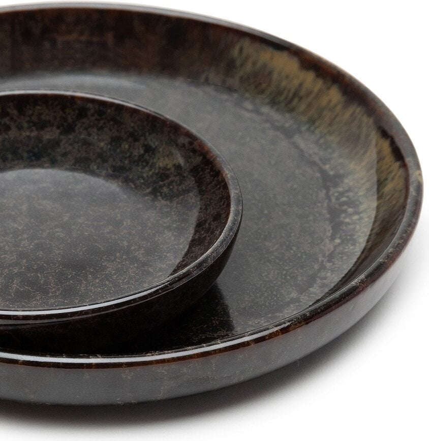 Surface Tanjuri za predjelo 16 cm crno-sivi 4 kom.