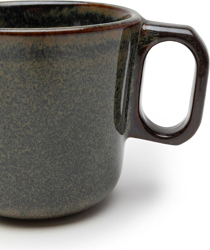 Surface Tasses 300 ml, noires et grises, Lot de 8