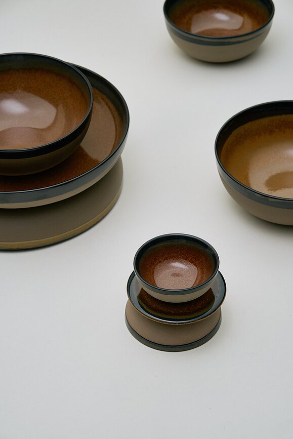 Surface Zdjele 11 cm hrđave 4 kom.