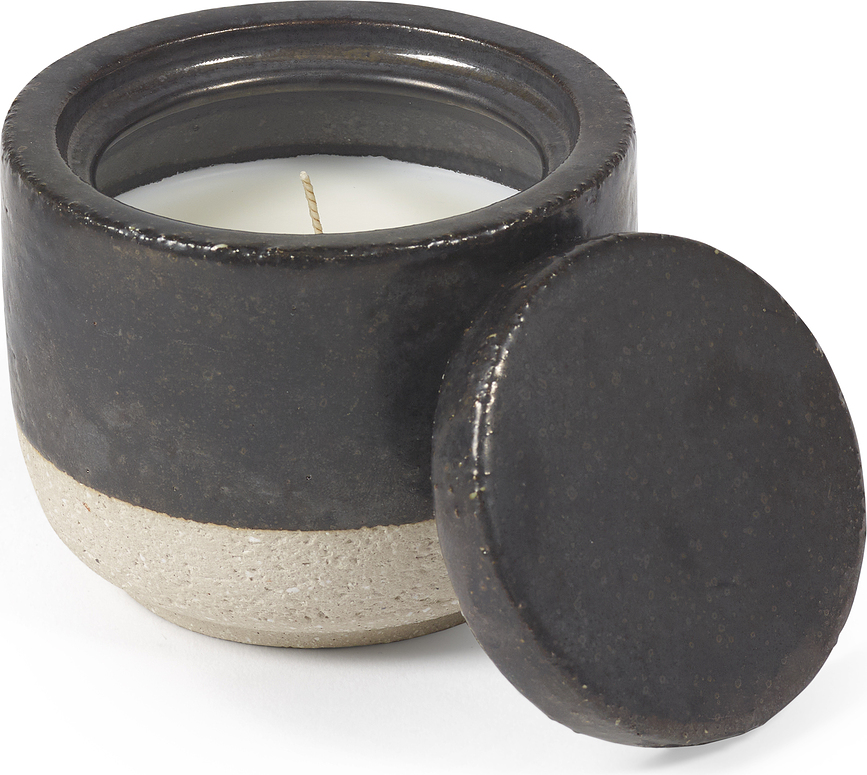 Svíčka vonná Burning Wood, 9 cm