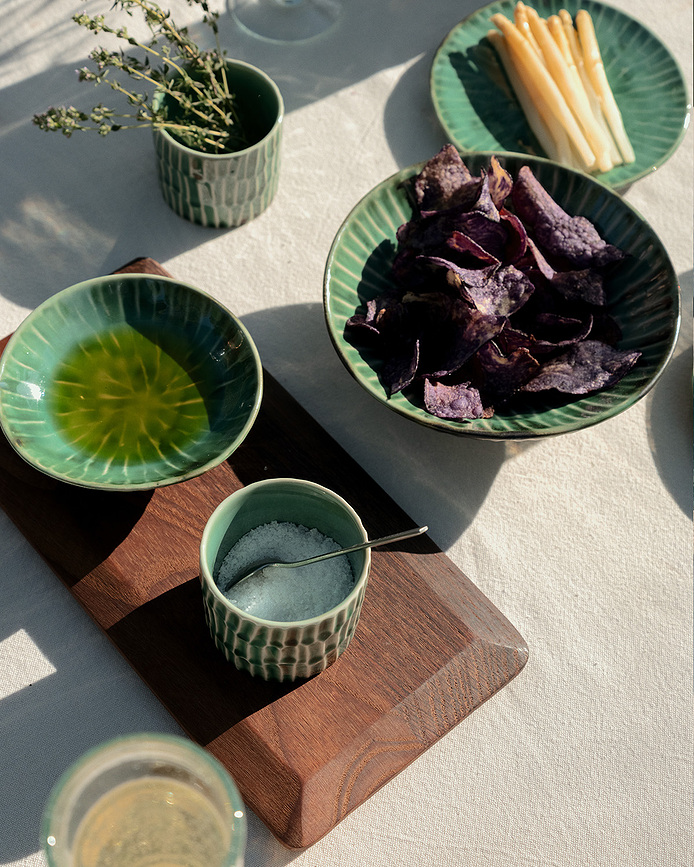 Tabla de cortar Pure M, de fresno oscuro