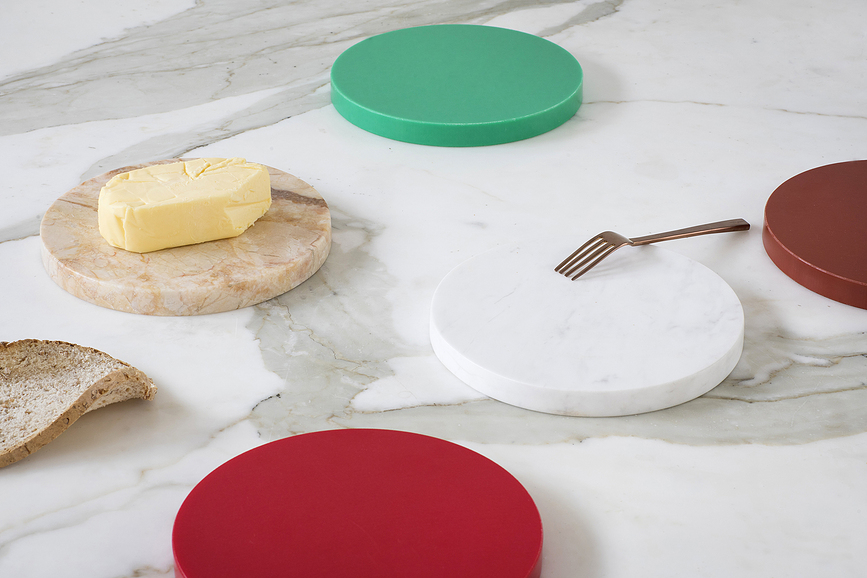 Posavasos Circles, 21 cm, tonos tierra, 5 unidades