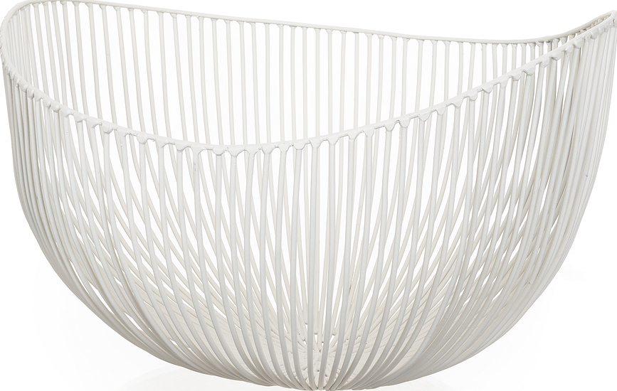 Tale Košara za sadje, 33 cm, bela