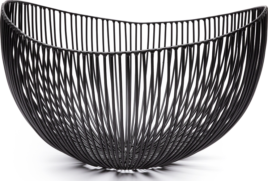 Tale Košara za sadje, 33 cm, črna