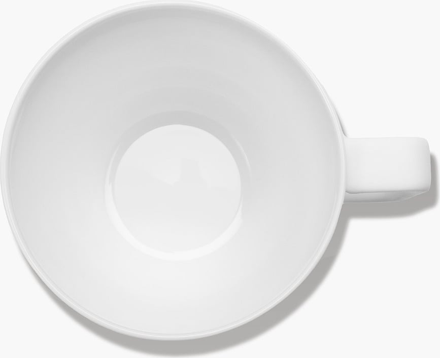 Taza esmaltada Base, blanca