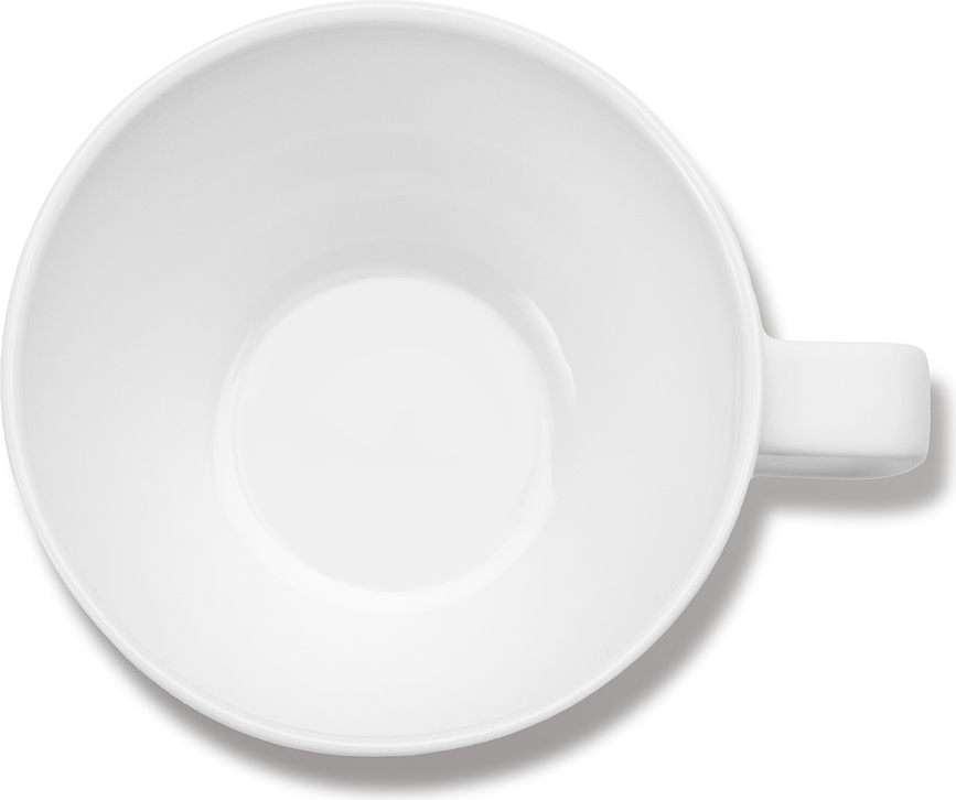 Taza de café esmaltada Base, 300 ml, blanca