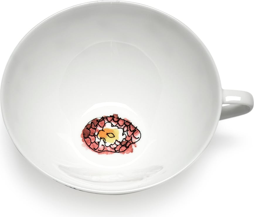 Taza de café Midnight Flowers Blossom Milk, 100 ml