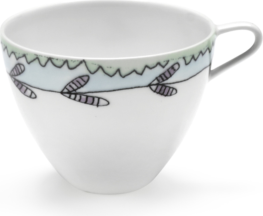 Taza de café Midnight Flowers, 80 ml