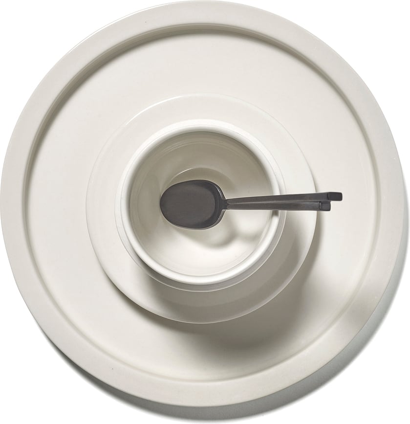 Taza de espresso Dune 130 ml, blanca