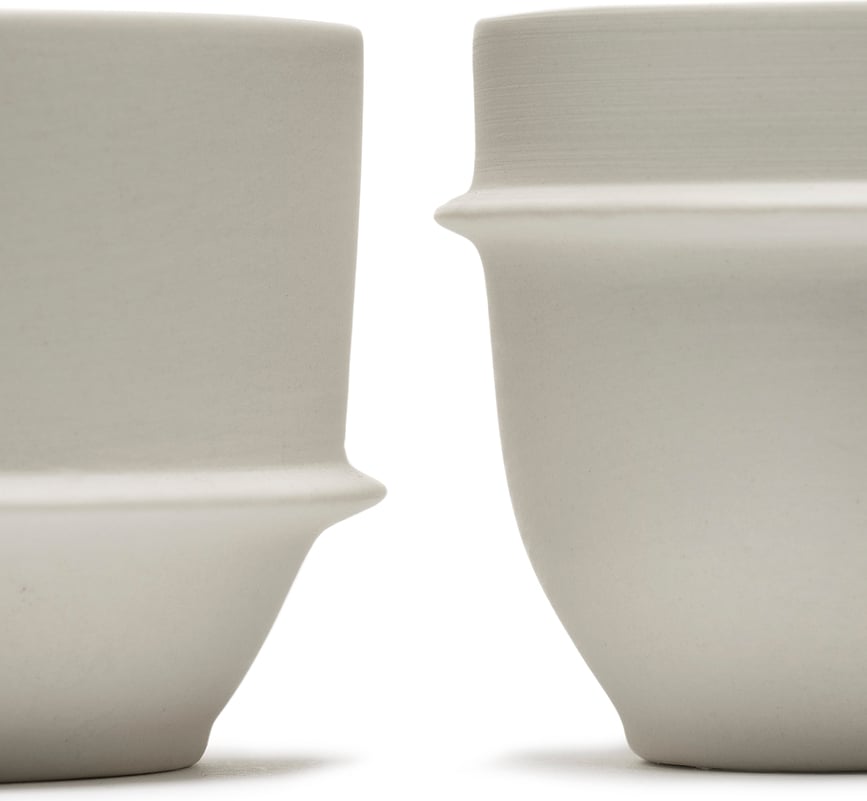 Taza de espresso Dune 130 ml, blanca