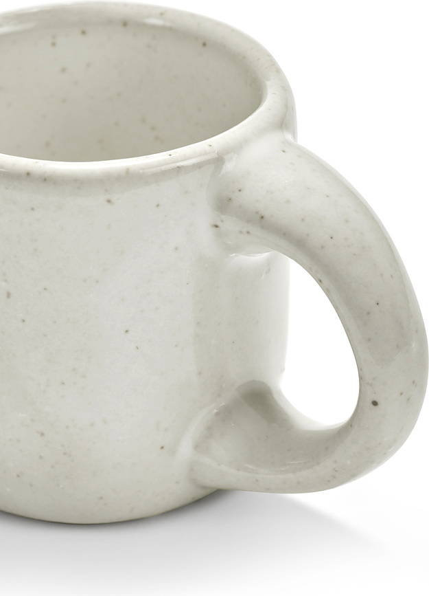 Taza para espresso Out of Lines, 100 ml, blanco roto