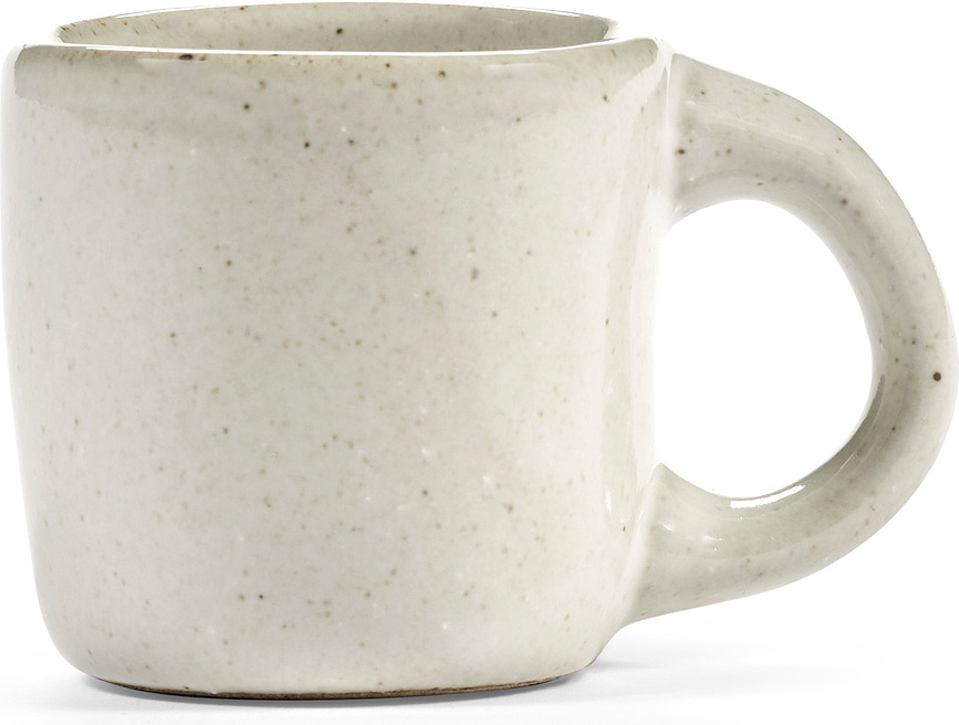 Taza para espresso Out of Lines, 100 ml, blanco roto