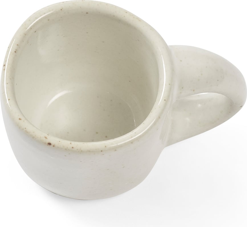 Taza para espresso Out of Lines, 100 ml, blanco roto