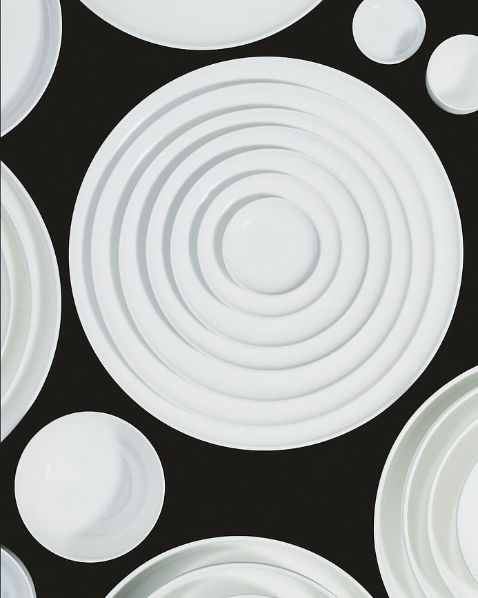 Taza esmaltada Base, 350 ml, blanca