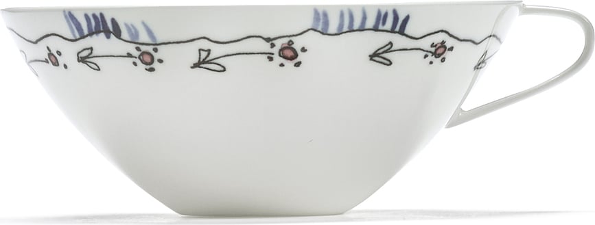 Taza de té Midnight Flowers Blossom Milk, 200 ml