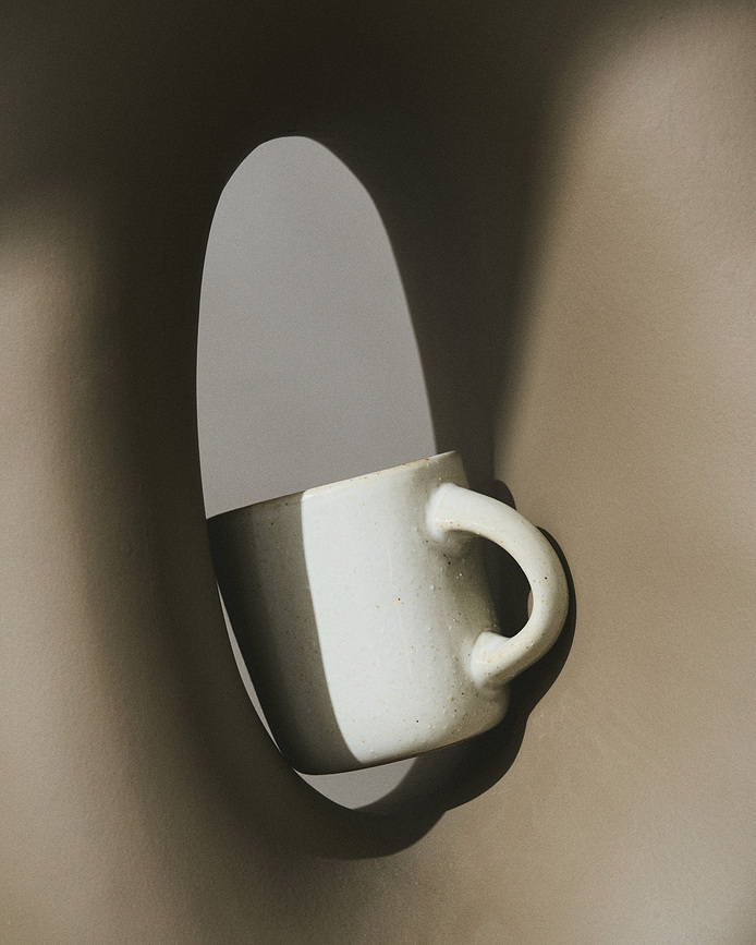 Taza Out of Lines, 300 ml, blanco roto