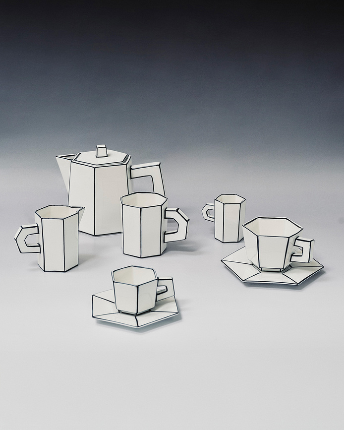 Taza para Cappuccino Carte Blanche, con platillo, Set de 2 piezas