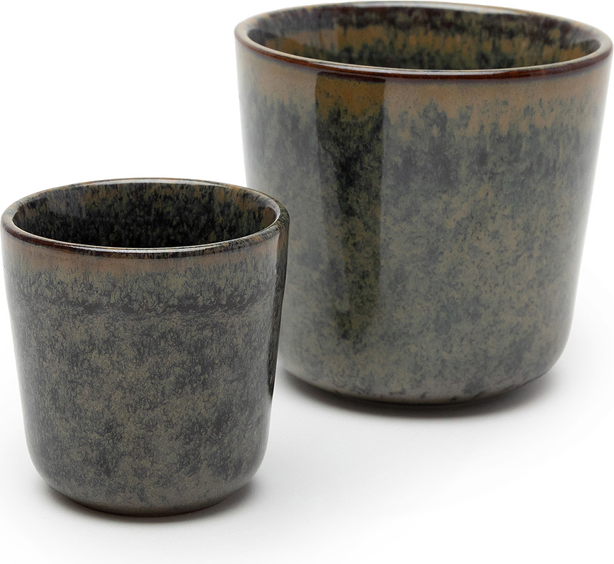 Taza de café para ristretto Surface, 90 ml, verde oscuro