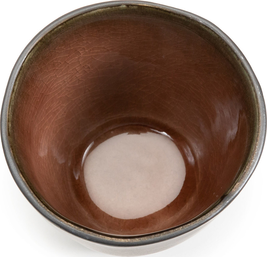 Taza Pure, 196 ml, marrón y amarillo