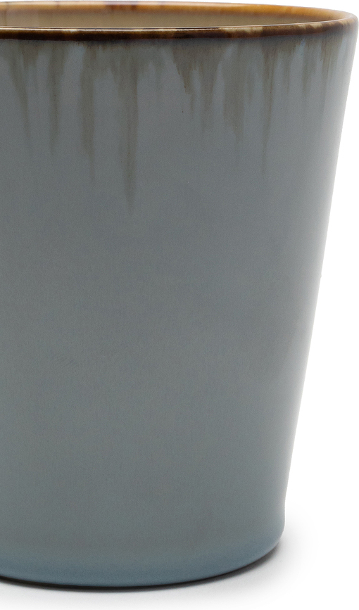 Taza Terres de Rêves, 340 ml, azul y rojo