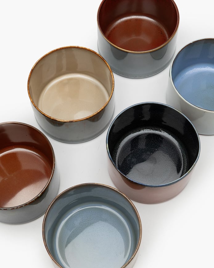 Taza baja Terres De Rêves, 160 ml, azul