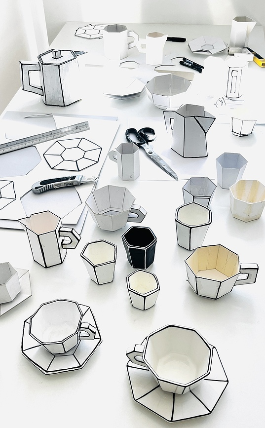 Tazas Carte Blanche, 2 unidades