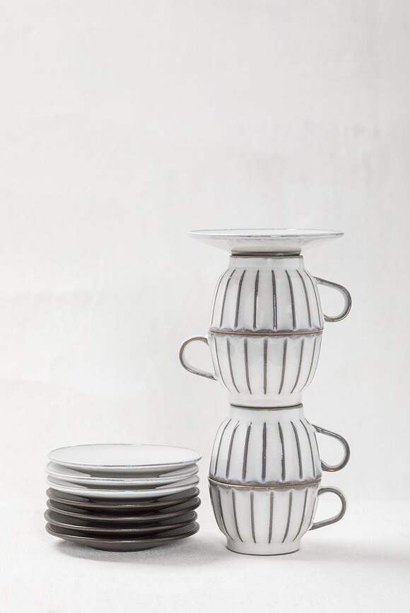 Tazas de Capuchino Inku, 200 ml, verdes oscuras, 4 unidades