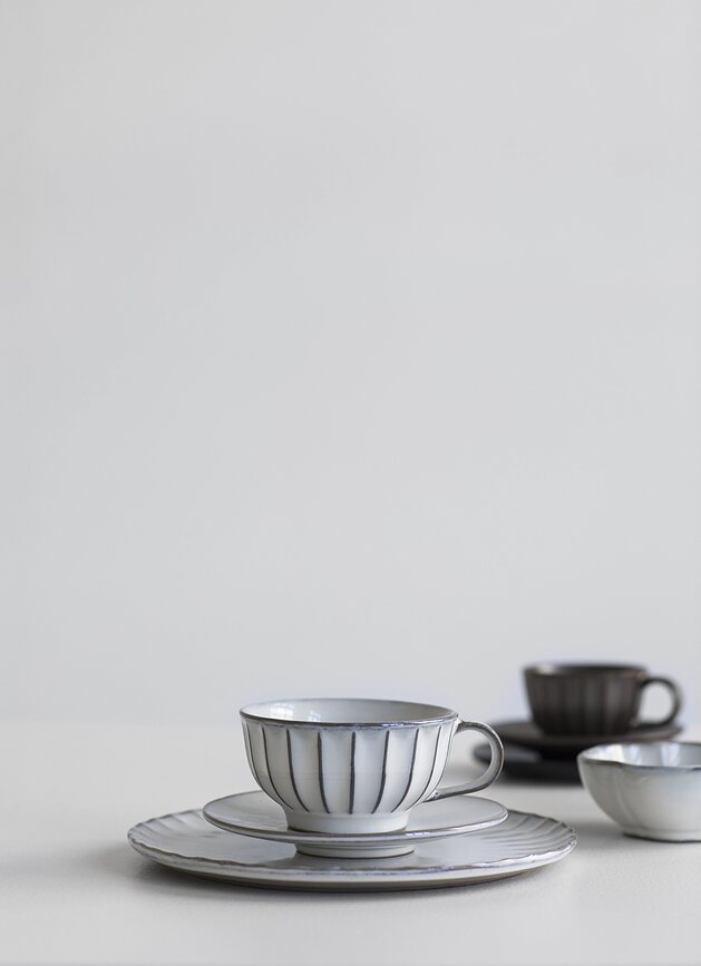 Tazas de Capuchino Inku, 200 ml, verdes oscuras, 4 unidades