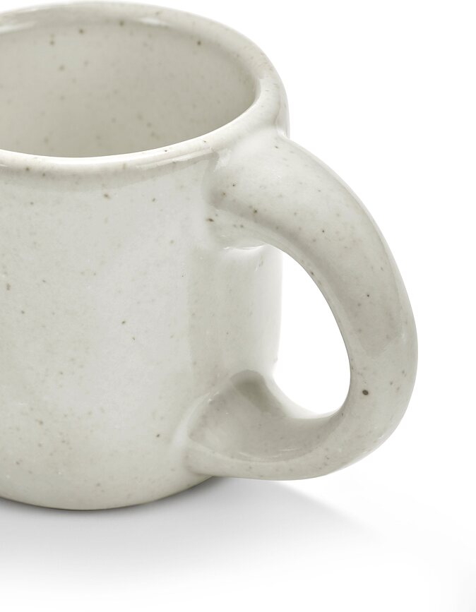 Tazas de espresso Out of Lines, 100 ml, marrón y negro, 2 unidades