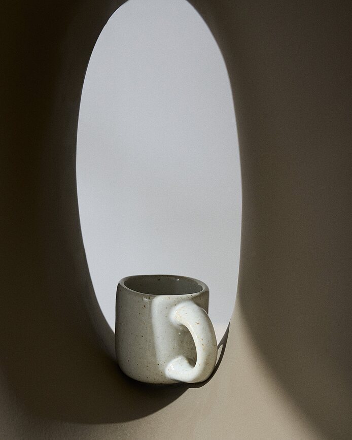 Tazas de espresso Out of Lines, 100 ml, marrón y negro, 2 unidades