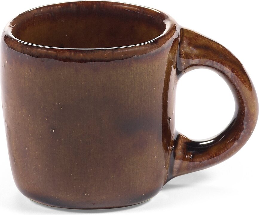 Tazas de Espresso Out of Lines, 100 ml, marrones, 2 unidades