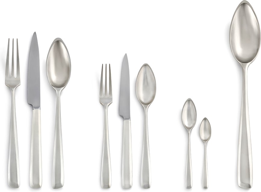 Tenedor de mesa Zoë, negro