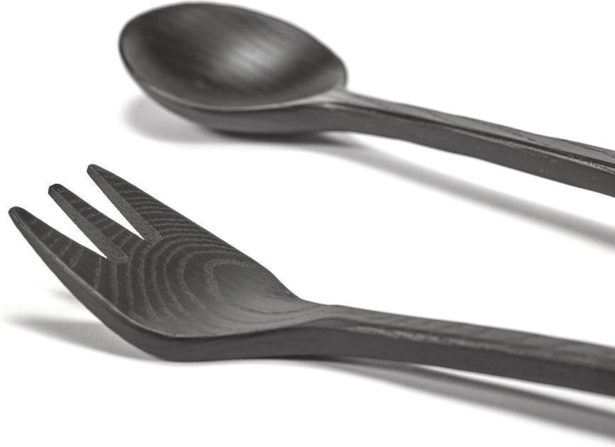 Tenedor y Cuchara para Servir La Mère, Set de 2 piezas