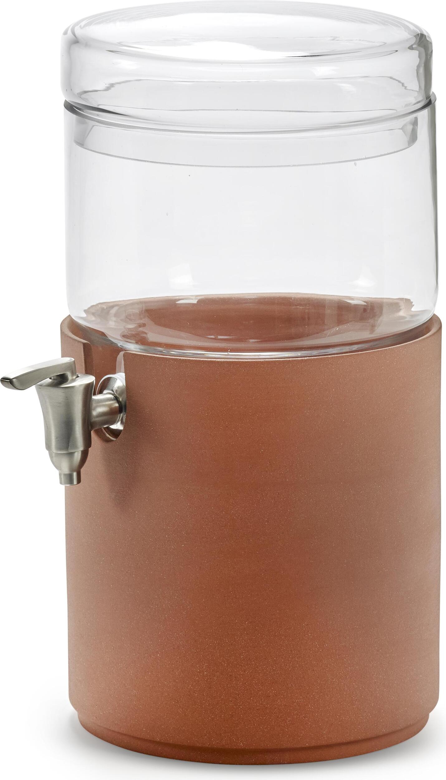 Terracotta Krug mit Zapfhahn 510 ml
