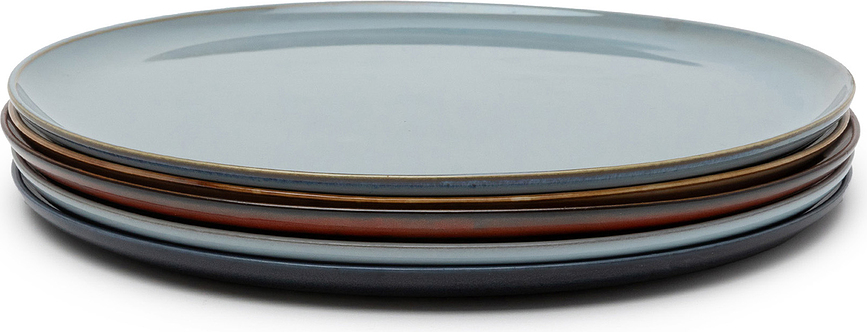 Terres de Rêves Assiette à déjeuner, 22 cm, rouille