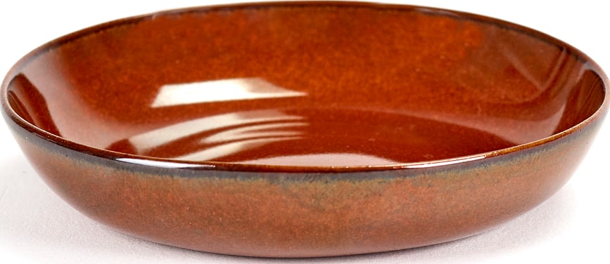 Terres de Rêves Assiette Creuse, 7 cm, rouille
