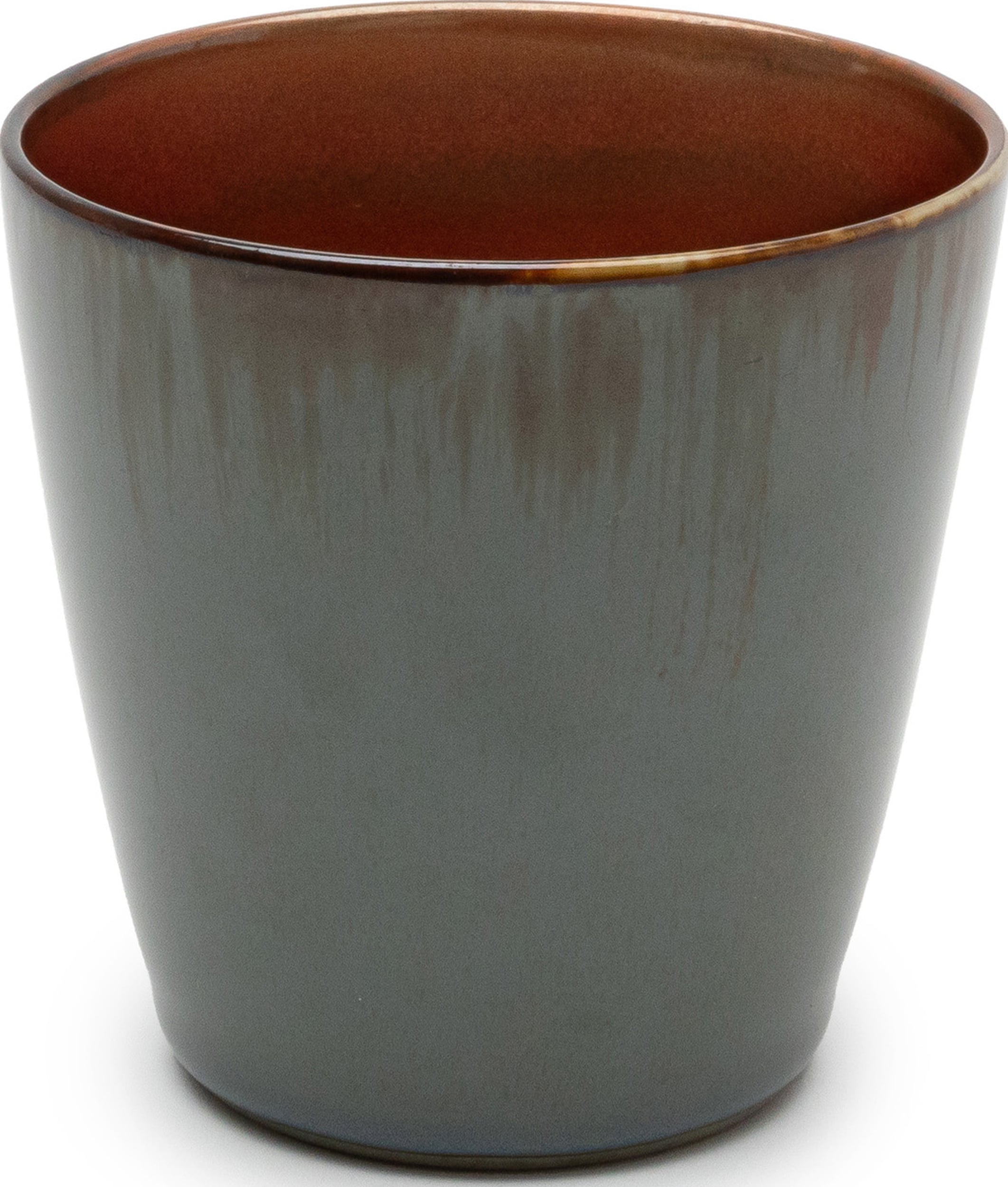 Keramik Becher Terres De Rêves Becher 180 Ml, Blau-rot