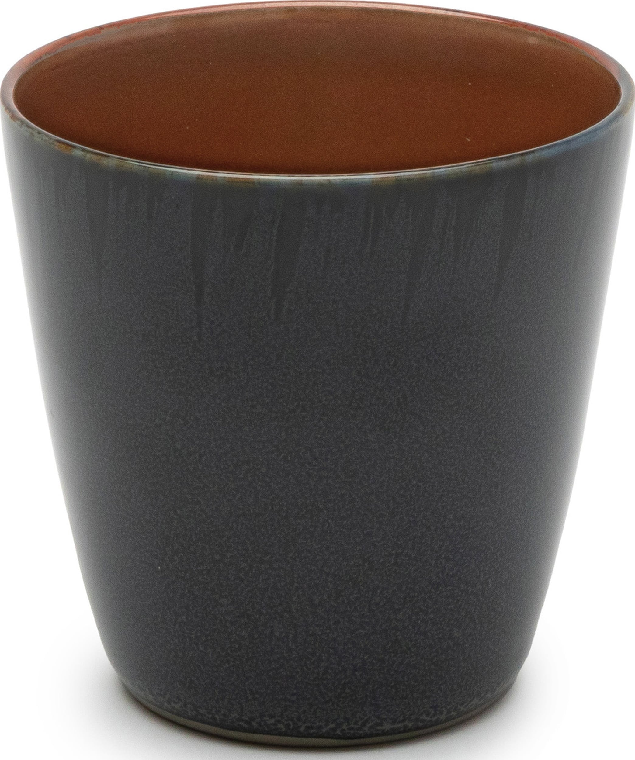 Keramik Becher Terres De Rêves Becher 180 Ml, Marineblau-rot