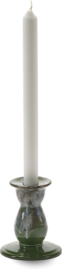 Terres de Rêves Bougeoir pour bougie classique, 10,5 cm, bleu marine