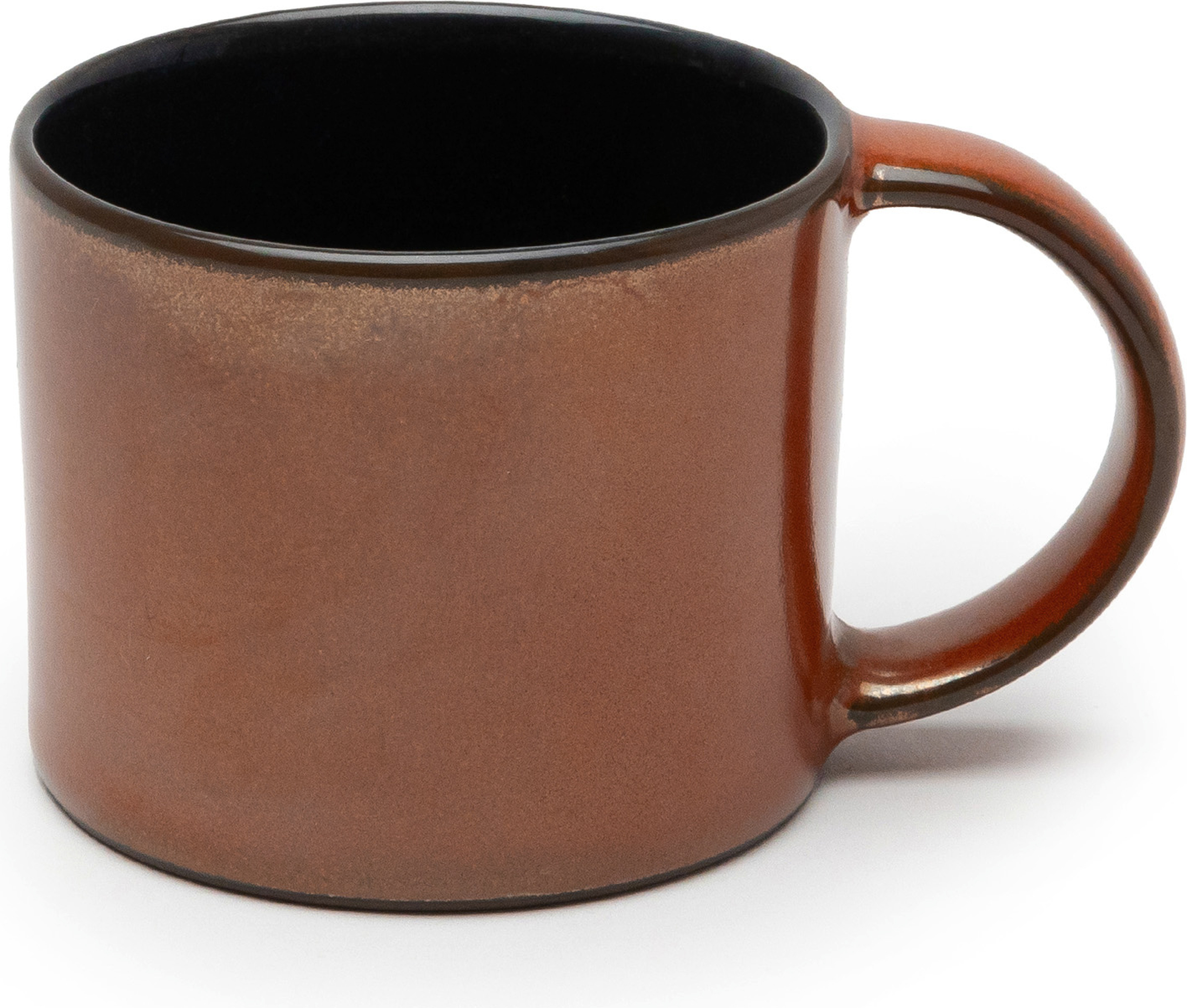 Terres de Rêves Espressobecher 85 ml, braun-schwarz