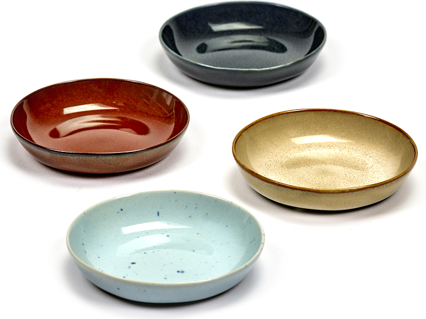 Terres de Rêves Globoki krožnik, 7 cm, rumen