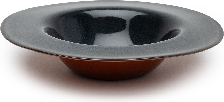 Terres de Rêves Krožnik za testenine, 21,3 cm, rdeče-moder